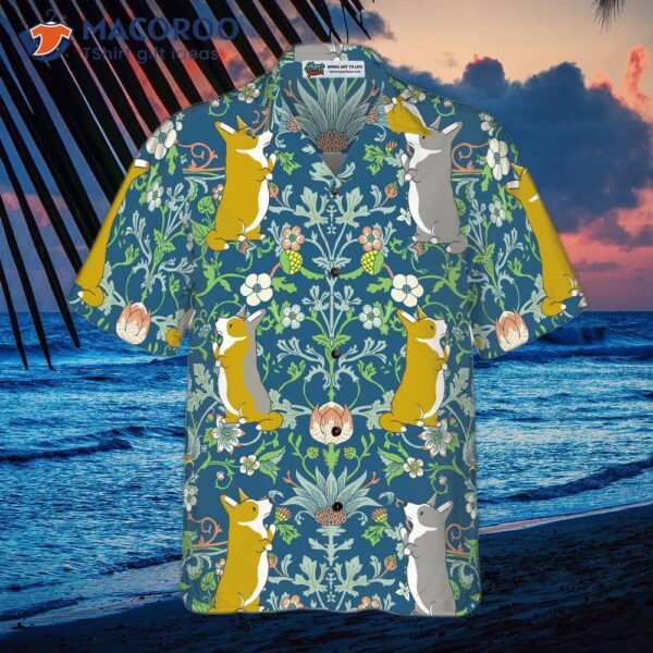 “corgi In The Magical Forest” Corgi Hawaiian Shirt: Best Dog Shirt For And