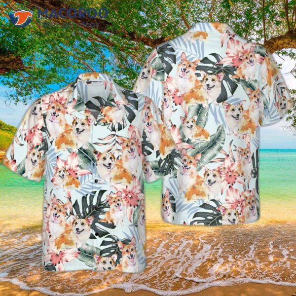 “corgi Life” Shirt For ‘s Hawaiian