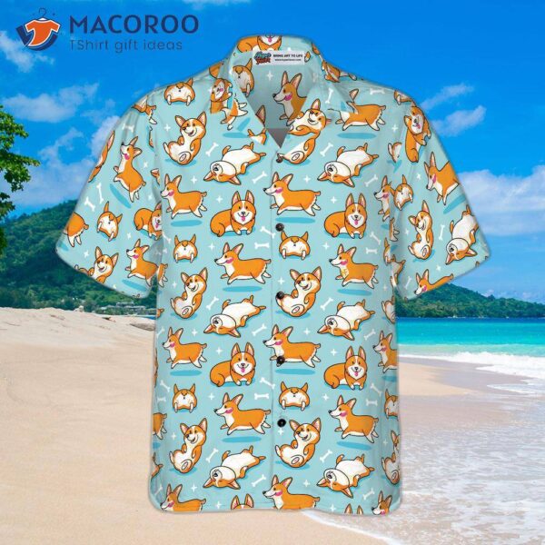 Corgi Life Shirt For ‘s Hawaiian