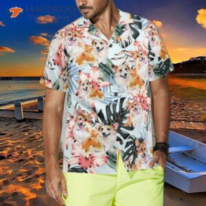 corgi life shirt for s hawaiian 4