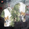 “corgi Monstera Leaves Corgi Hawaiian Shirt: The Best Dog Shirt For And “