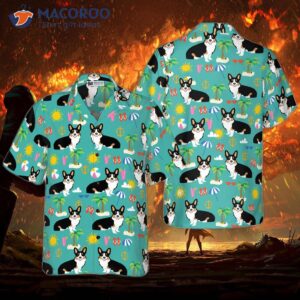 Corgi On The Beach Hawaiian Shirt