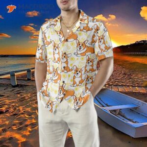 corgi pembroke hawaiian shirt for 4