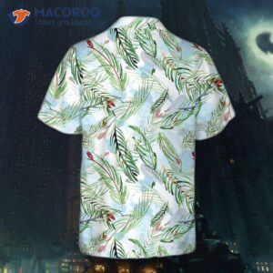 corgi with christmas fir branches pattern hawaiian shirt best gift idea 1