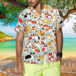 corgi world hawaiian shirt 3