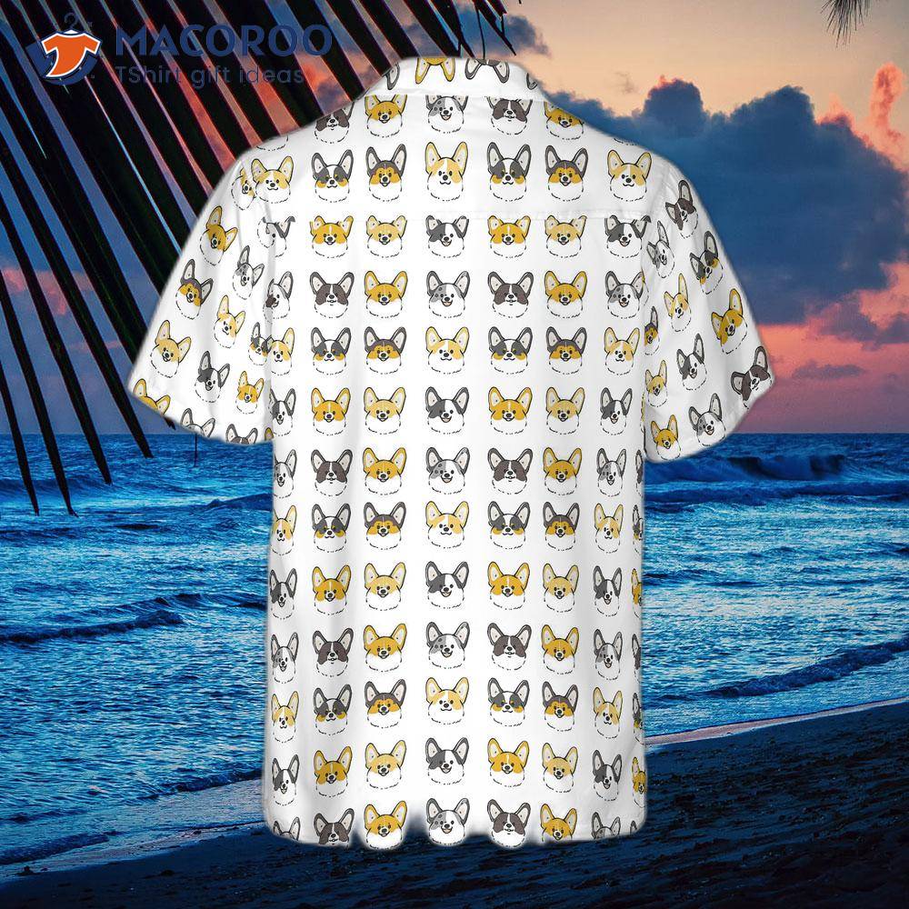 “corgis In Different Colors” Corgi Hawaiian Shirt: The Best Dog Shirt For And