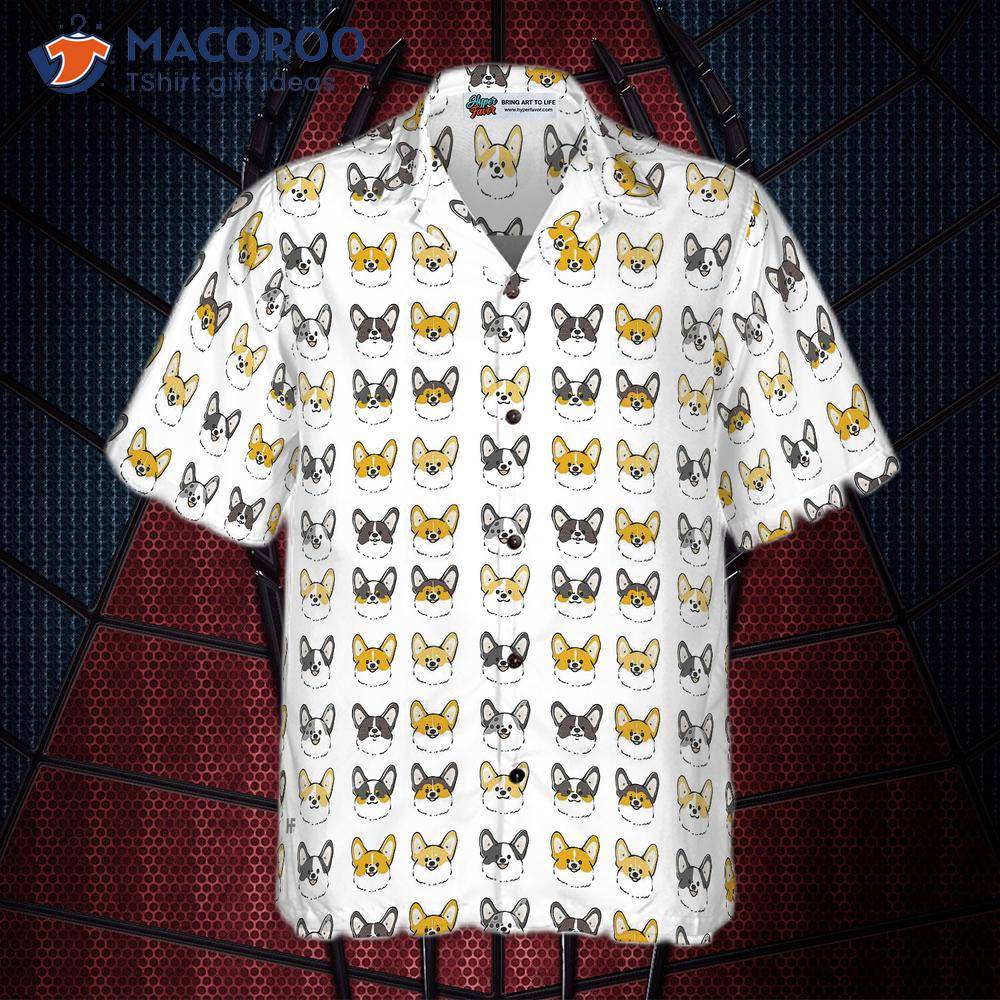 “corgis In Different Colors” Corgi Hawaiian Shirt: The Best Dog Shirt For And