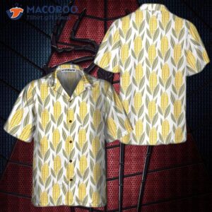 corn cob maize hawaiian shirt funny shirt for adults print 0
