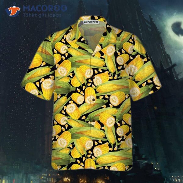 “corn Harvest Hawaiian Shirt, Corn Shirts For And , Print Shirt”