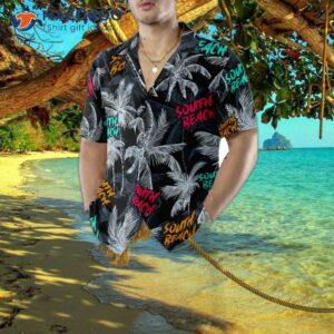 coronado beach coconut tree seamless hawaiian shirt 4