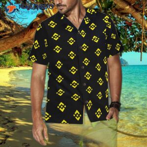 correct binance coin pattern hawaiian shirt 3