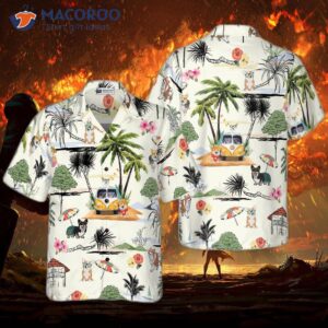 correct corgi hawaiian beach shirt 0