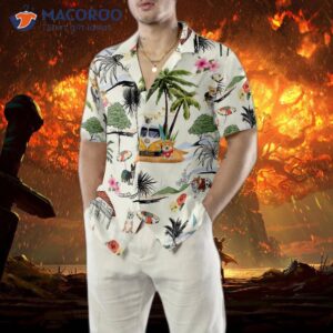 correct corgi hawaiian beach shirt 4