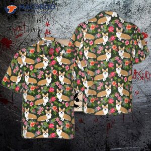 Correct: Corgi Tropical Flower Hawaiian Shirt Correct: Corgi Tropical Flower Hawaiian Shirt