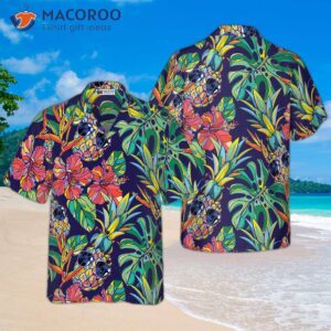 correct tropical coolest pineapple hawaiian shirt 0