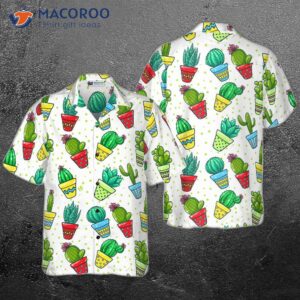 corrected cactus patterned hawaiian shirt 0