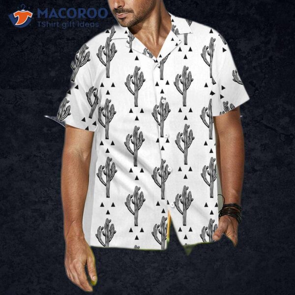 Corrected: Cactus Seamless Pattern Hawaiian Shirt