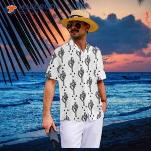 corrected cactus seamless pattern hawaiian shirt 3