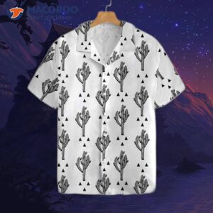 corrected cactus seamless pattern hawaiian shirt 4