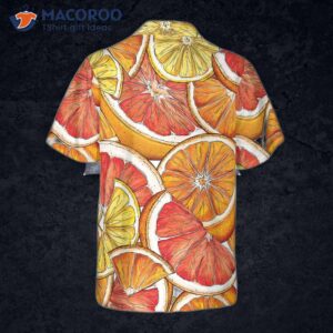 Corrected: Luxury Summer Lemon And Orange Hawaiian Shirt