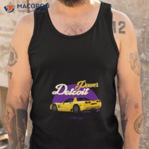 corvette c5 yellow vintage car shirt tank top