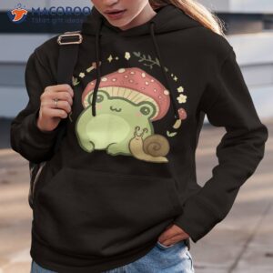 cottagecore aesthetic frog snail cute vintage shirt hoodie 3