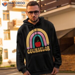 counselor rainbow pencil back to school appreciation shirt hoodie 2