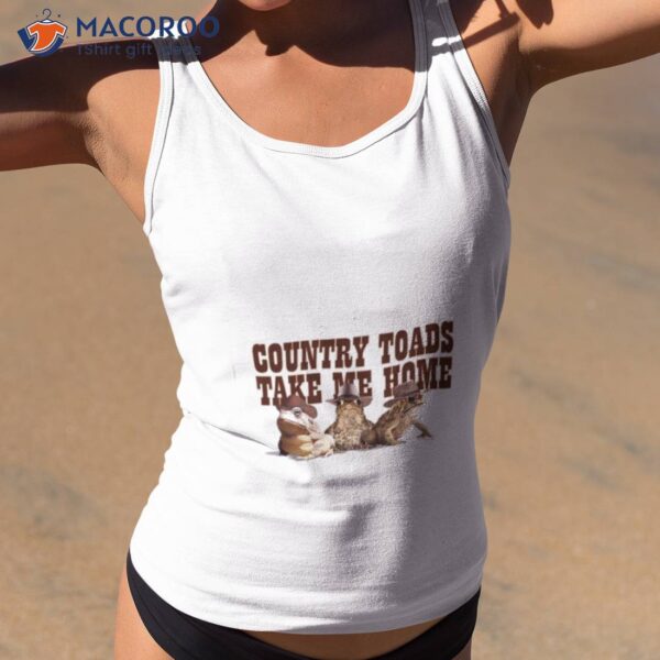 Country Toads Take Me Home Frogs Shirt