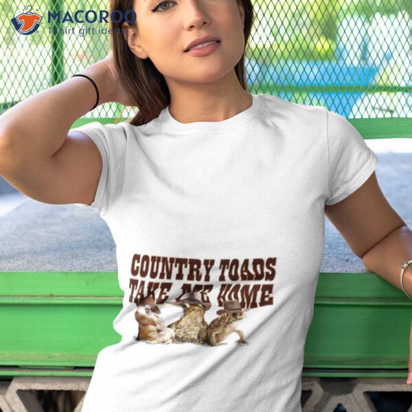 Country Toads Take Me Home Frogs Shirt