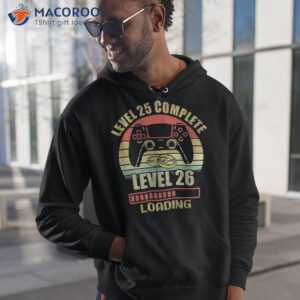 couples shirts for him level 25 complete wedding anniversary shirt hoodie 1
