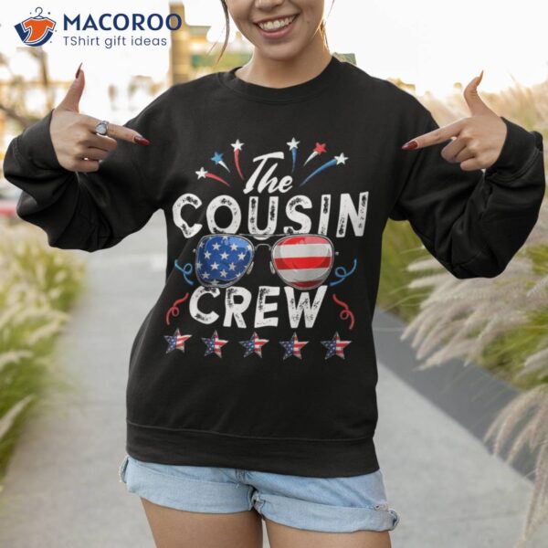 Cousin Crew 4th Of July Patriotic American Family Matching Shirt