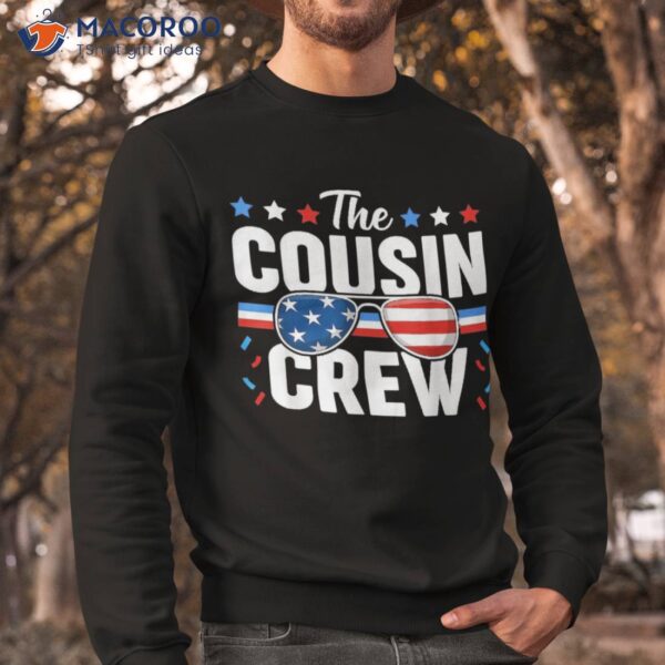 Cousin Crew 4th Of July Patriotic American Family Matching Shirt