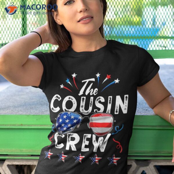 Cousin Crew 4th Of July Patriotic American Family Matching Shirt