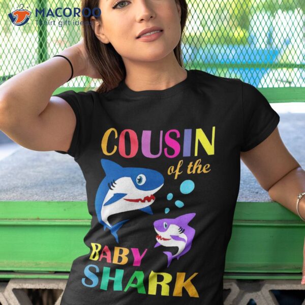 Cousin Of The Baby Birthday Shark Shirt