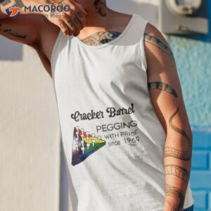 cracker barrel pegging with pride since 1969 shirt tank top 1