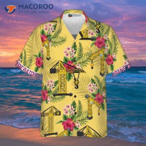 crane operator wearing a hawaiian shirt 3