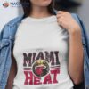 Cream Miami Heat 2023 Nba Finals Tri Blend Shirt