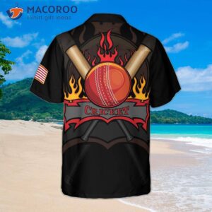 cricket flamed hawaiian shirt 1