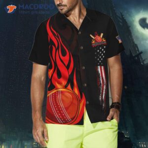 cricket flamed hawaiian shirt 3