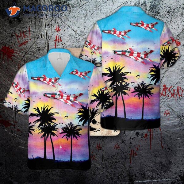 Croatian Air Force Mig-21 Hawaiian-style Shirt