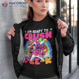 Crush Pre-k Dabbing Unicorn Back To School Girls Gift Shirt