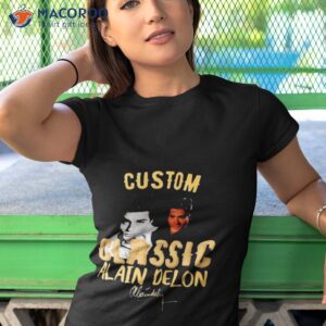 custom classic alain delon maindely signature shirt tshirt 1