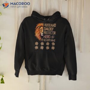 custom husband daddy protector hero happy fathers day shirt hoodie