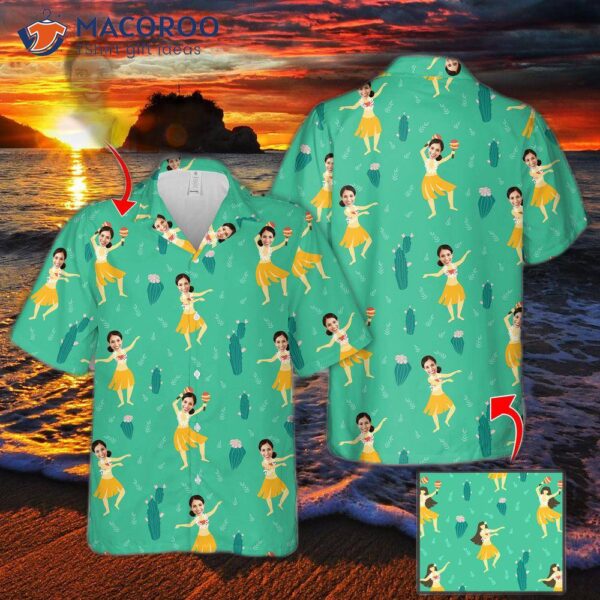Custom Pattern And Face Funny Hawaiian Shirt