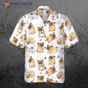 cute and funny pug shirt for s hawaiian shirt 2