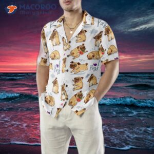 cute and funny pug shirt for s hawaiian shirt 4