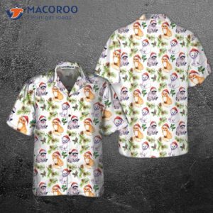 cute animals in christmas hats hawaiian shirts funny unique gifts for 2