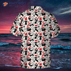 cute cats for christmas hawaiian shirt funny catmas best gift 1