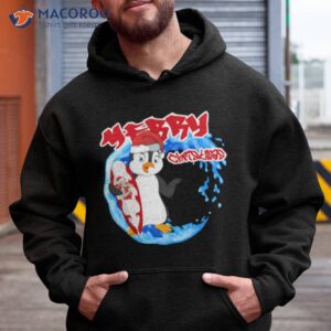 cute christmas penguins shirt hoodie