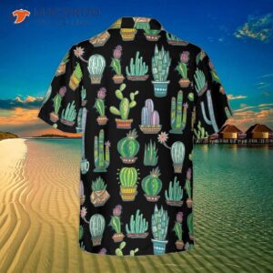 cute colorful hawaiian cactus shirt 1